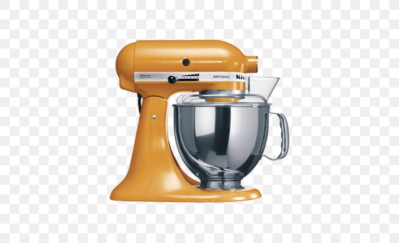 KitchenAid Artisan KSM150PS Mixer Food Processor Home Appliance, PNG, 500x500px, Kitchenaid, Blender, Breville, Food Processor, Home Appliance Download Free