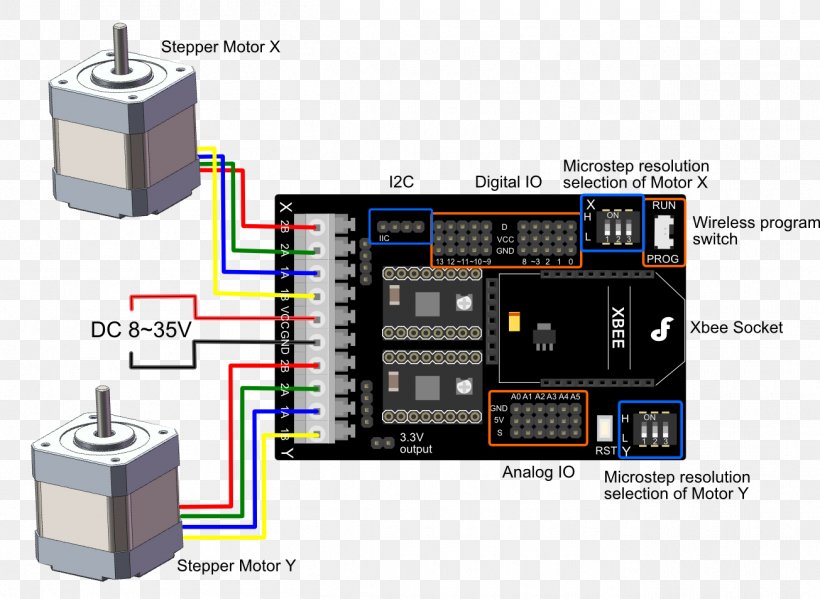 Stepper Motor Arduino Motor Controller Electric Motor Wiring Diagram