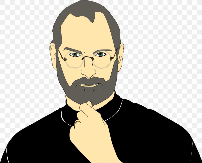 Steve Jobs Apple Clip Art, PNG, 2230x1803px, Steve Jobs, Apple, Beard, Bill Gates, Chin Download Free