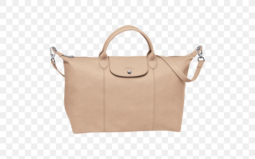 Tote Bag Longchamp Leather Pliage, PNG, 510x510px, Tote Bag, Bag, Beige, Boutique, Brand Download Free