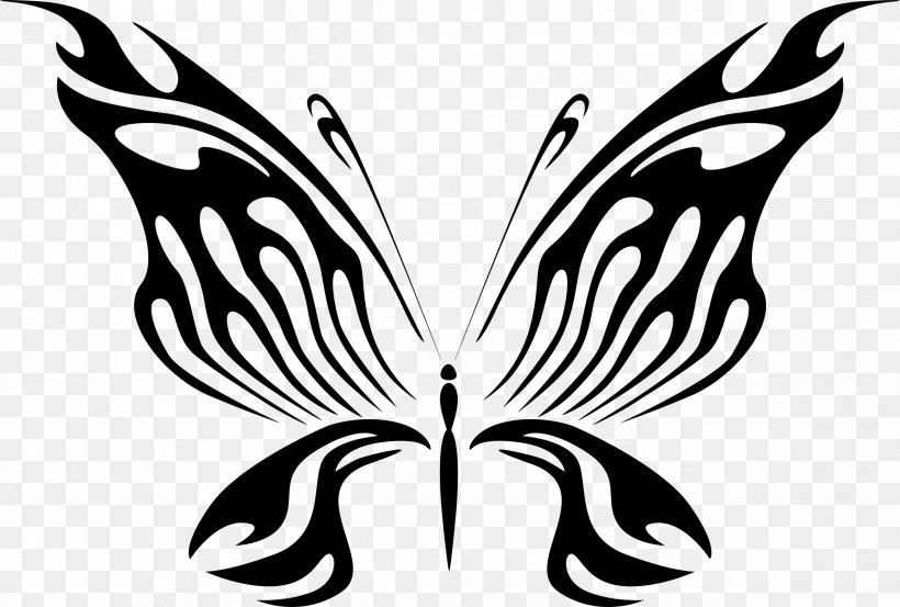 Butterfly Drawing Line Art Clip Art, PNG, 2332x1574px, Butterfly, Art, Arthropod, Black, Black And White Download Free