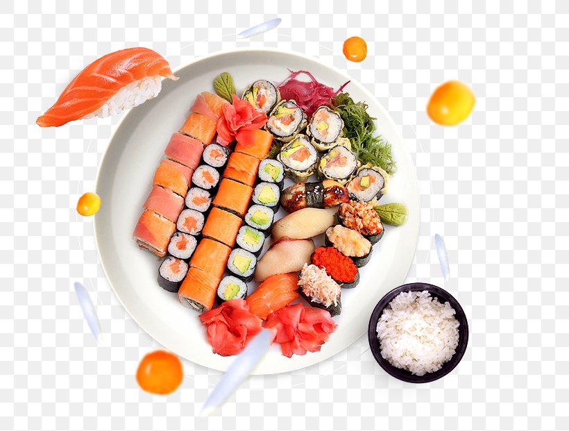 Sushi, PNG, 757x621px, Dish, California Roll, Cuisine, Food, Garnish Download Free