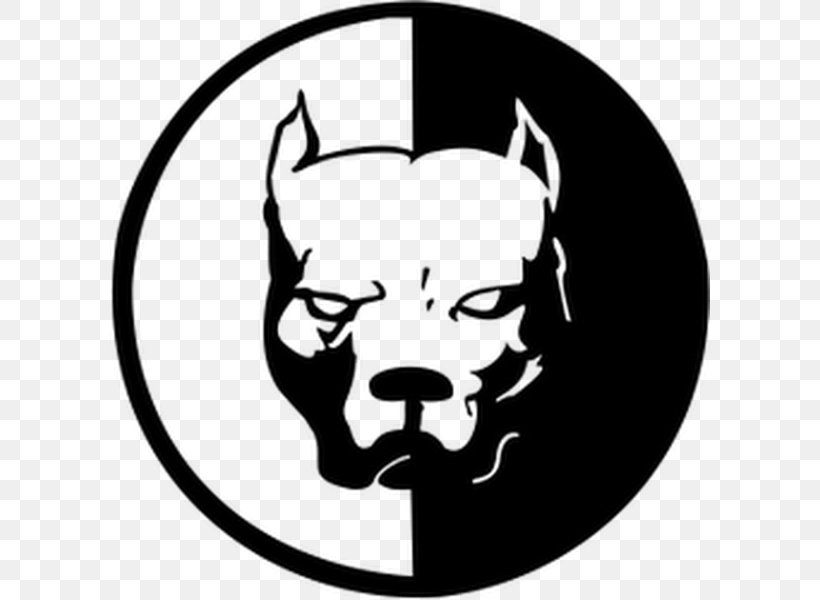American Pit Bull Terrier Decal Bumper Sticker, PNG, 600x600px, Pit Bull, American Pit Bull Terrier, Artwork, Black, Black And White Download Free