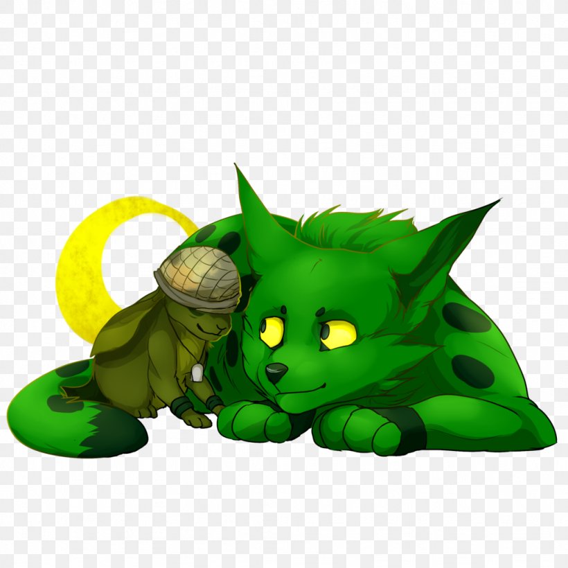 Cartoon Illustration Leaf Legendary Creature, PNG, 1024x1024px, Cartoon, Carnivoran, Cat, Fictional Character, Grass Download Free