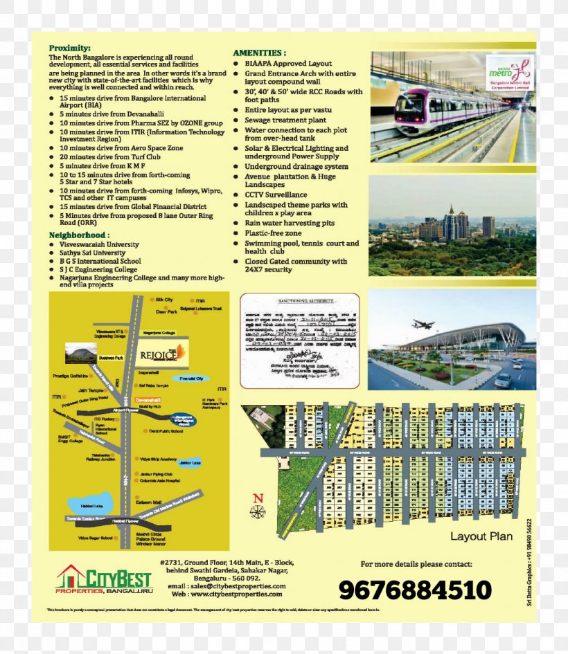 Devanahalli Plots In Bangalore Gated Community Residential Area, PNG, 1080x1245px, Devanahalli, Bangalore, Brochure, Community, Gate Download Free