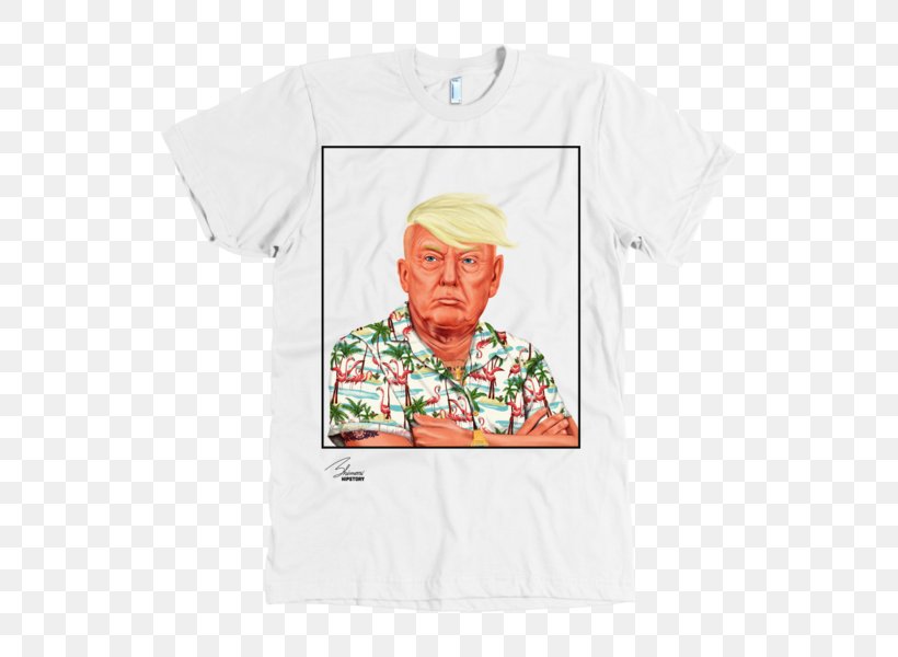 Donald Trump T-shirt United States Illustrator, PNG, 600x600px, Donald Trump, Active Shirt, Art, Artist, Barack Obama Download Free