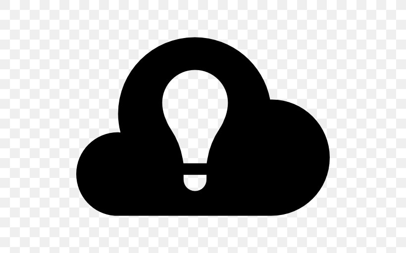 Incandescent Light Bulb Lamp Clip Art, PNG, 512x512px, Light, Black And White, Cloud, Cloud Computing, Electric Light Download Free