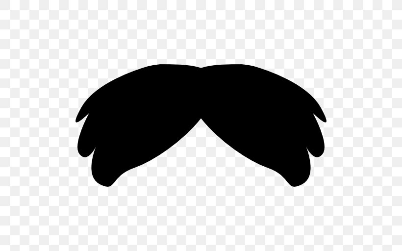 Moustache Facial Hair Beard, PNG, 512x512px, Moustache, Beard, Black, Black And White, Face Download Free