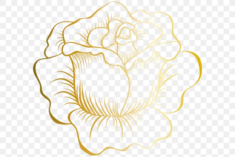 Rose Flower Gold Clip Art, PNG, 600x549px, Rose, Area, Drawing, Floral Design, Flower Download Free