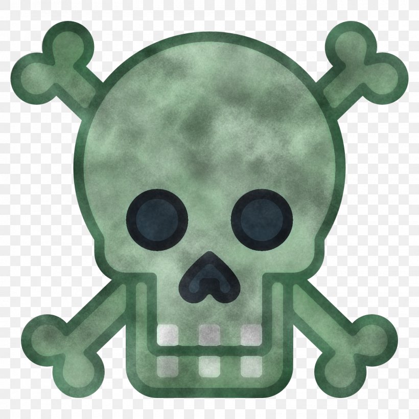 Green Cartoon Bone Headgear Skull, PNG, 1600x1600px, Green, Bone, Cartoon, Headgear, Skull Download Free
