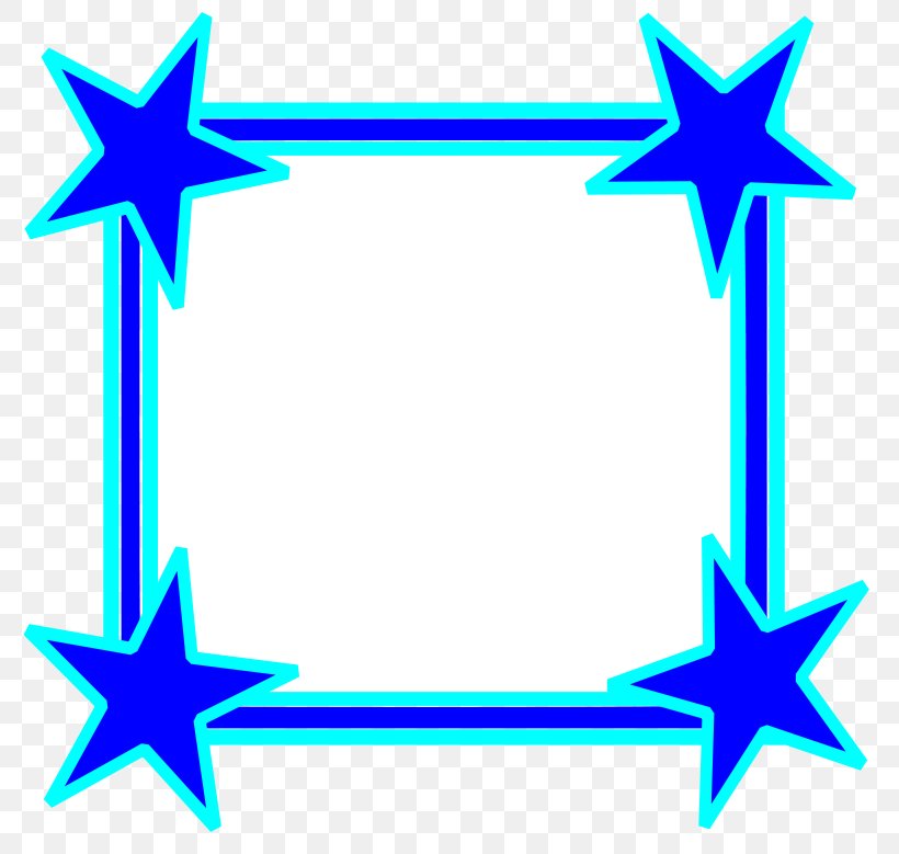 Blue Star Clip Art, PNG, 800x779px, Blue, Color, Geometry, Picture Frame, Point Download Free