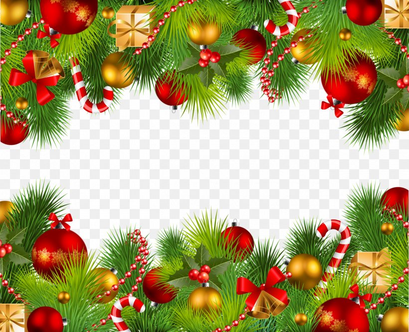 Christmas Border Clip Art, PNG, 2600x2118px, Christmas, Branch, Christmas Card, Christmas Decoration, Christmas Ornament Download Free