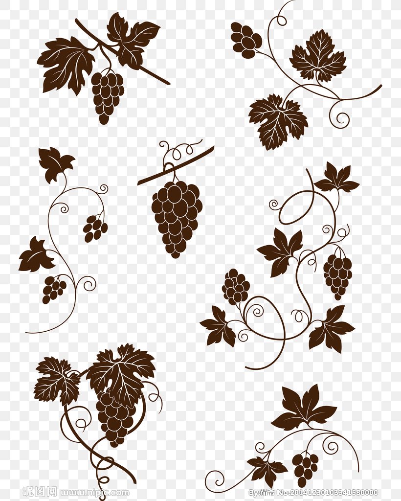 Common Grape Vine Royalty-free Illustration, PNG, 745x1024px, Red Wine, Branch, Brown, Clip Art, Common Grape Vine Download Free