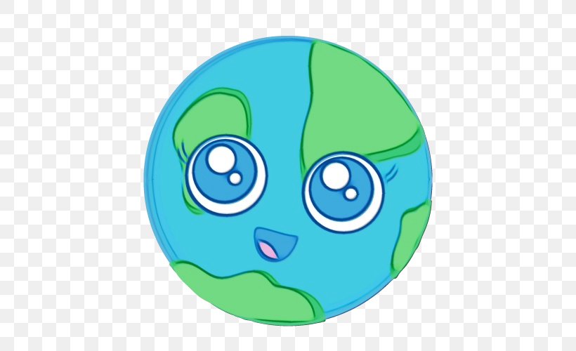 Green Cartoon Aqua Circle Clip Art, PNG, 500x500px, Watercolor, Aqua, Cartoon, Fictional Character, Green Download Free