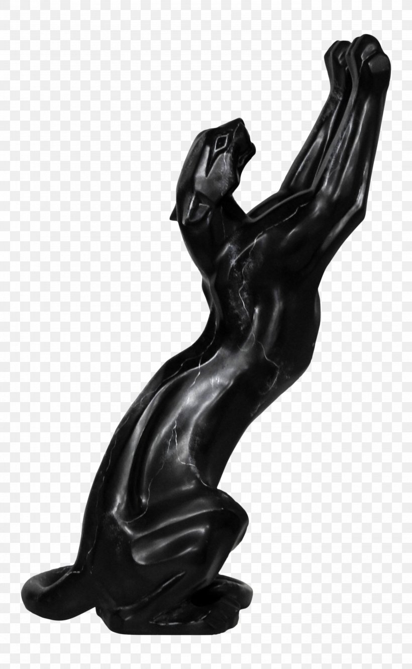 Statue Black Panther Sculpture Art Deco, PNG, 2759x4479px, Statue, Art, Art Deco, Black And White, Black Panther Download Free