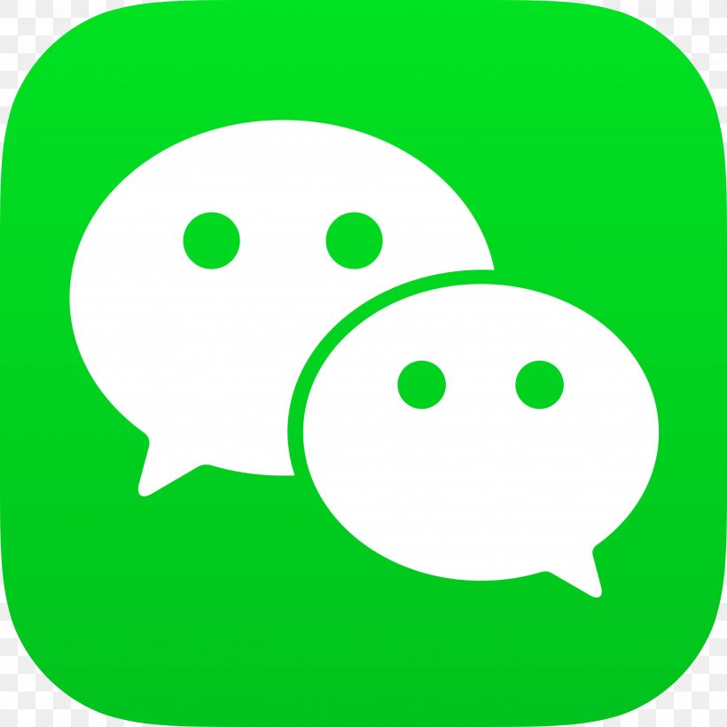 WeChat Instant Messaging IPhone Tencent, PNG, 2667x2667px, Wechat, Area, Emoticon, Grass, Green Download Free