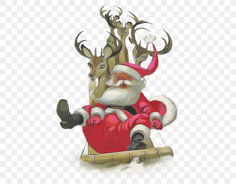 Santa Claus, PNG, 462x640px, Santa Claus, Animation, Cartoon, Christmas, Deer Download Free