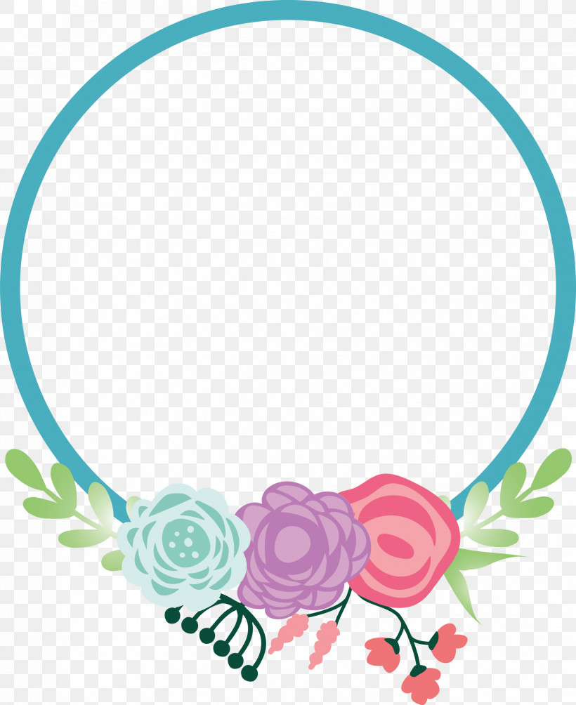 Wedding Frame Flower Wedding, PNG, 2449x3000px, Wedding Frame, Aqua, Circle, Flower, Turquoise Download Free