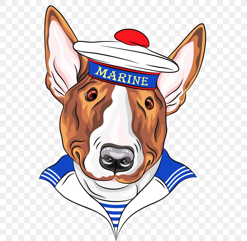 Bull Terrier Jack Russell Terrier Sailor Clip Art, PNG, 561x800px, Bull Terrier, Art, Breed, Carnivoran, Cartoon Download Free
