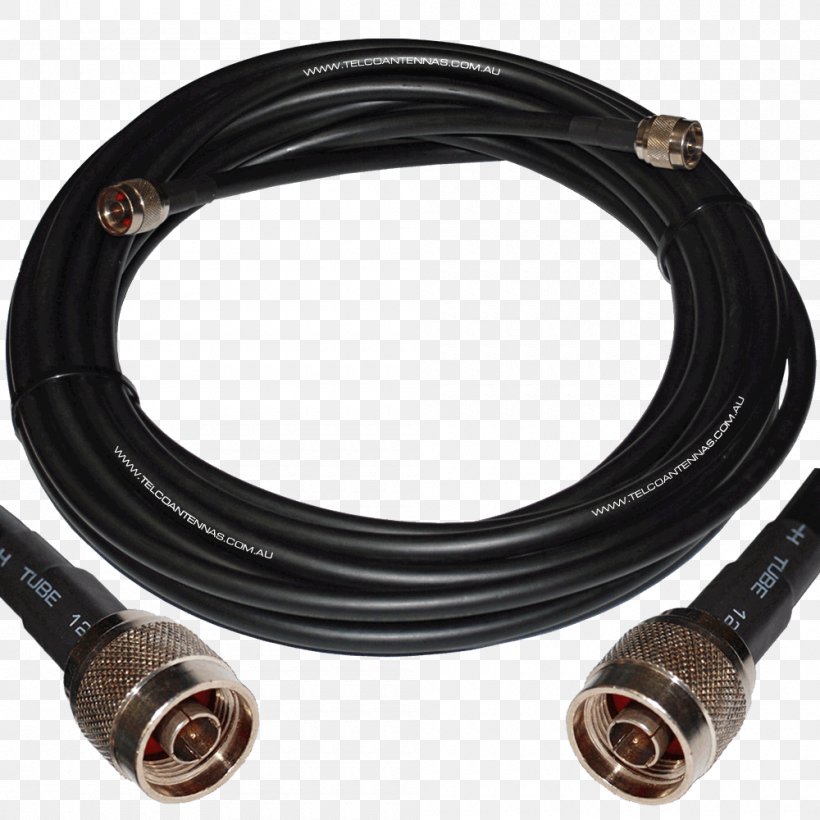 Coaxial Cable Electrical Cable SMA Connector N Connector Aerials, PNG, 1000x1000px, Coaxial Cable, Aerials, Cable, Cable Television, Coaxial Download Free