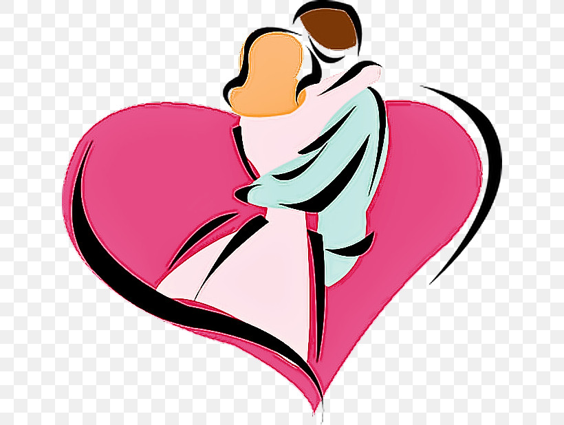 Pink Heart Cartoon Love Heart, PNG, 640x618px, Pink, Cartoon, Heart, Love Download Free
