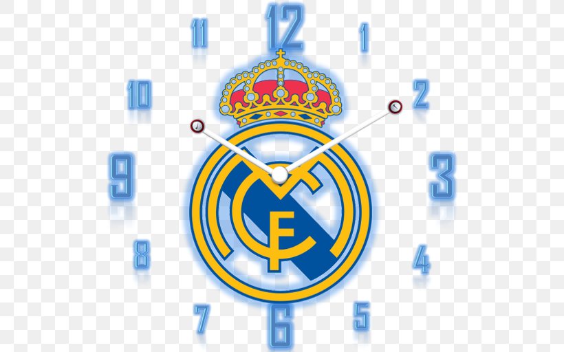 Real Madrid C.F. La Liga Madrid Derby Atlético Madrid Copa Del Rey, PNG, 512x512px, Real Madrid Cf, Area, Atletico Madrid, Brand, Clock Download Free