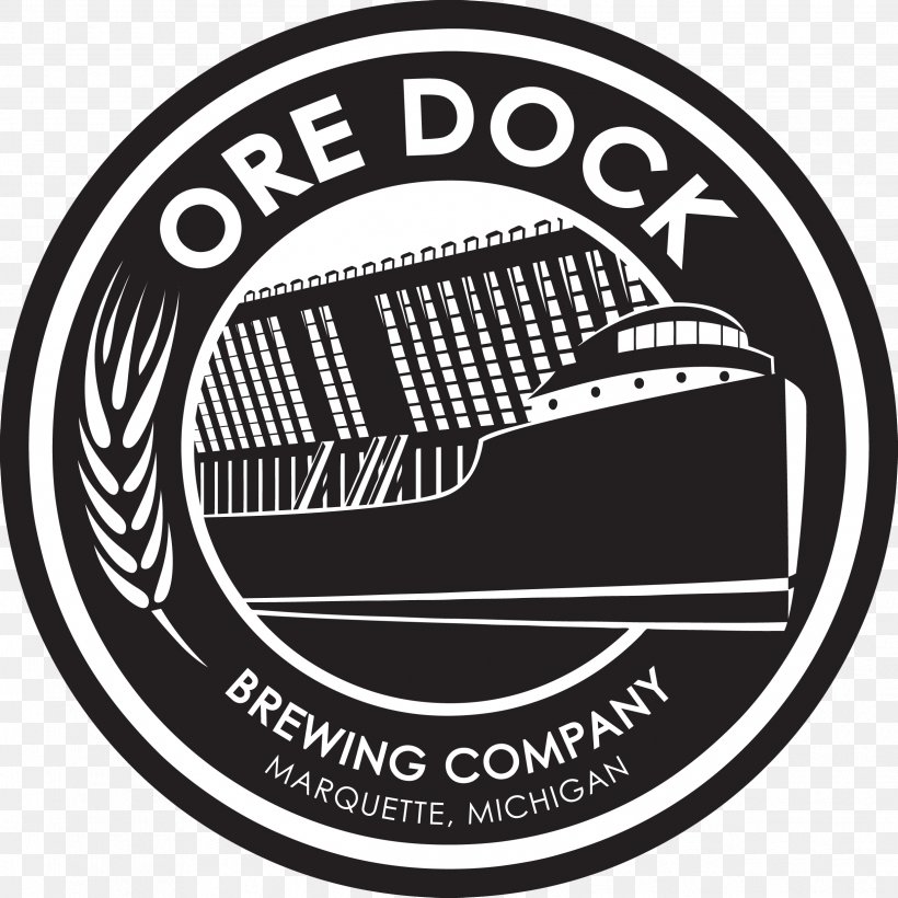 Ore Dock Brewing Company Beer Brewing Grains & Malts Brewery Craft Beer, PNG, 2481x2481px, Beer, Ale, Bar, Beer Brewing Grains Malts, Black And White Download Free