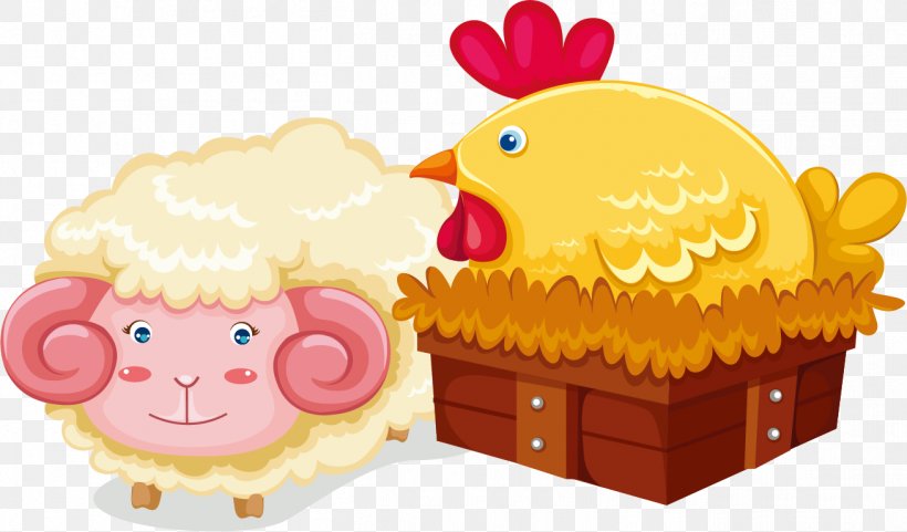 Chicken Sheep Poultry Farming, PNG, 1309x769px, Chicken, Cartoon, Chicken Coop, Cuisine, Drawing Download Free