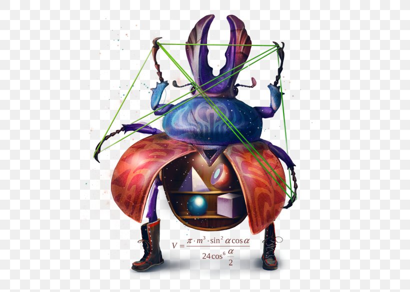 Illustration Graphic Design Clip Art Image Beetle, PNG, 500x585px, Beetle, Art, Character, Creativity, Fantasy Download Free