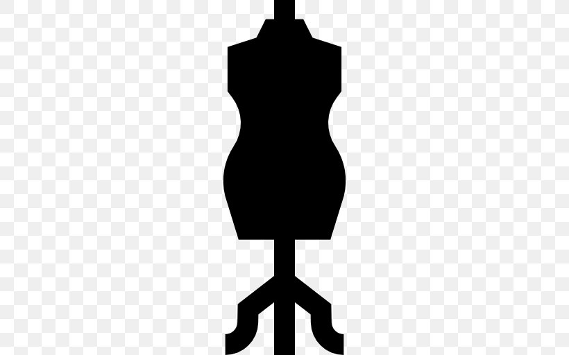 Shoulder Dress Silhouette Line Clip Art, PNG, 512x512px, Shoulder, Black, Black And White, Black M, Dress Download Free