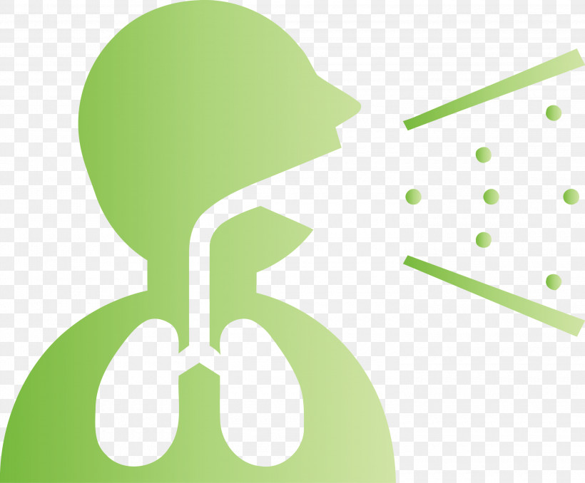 Coughing, PNG, 3000x2483px, Coughing, Green Download Free