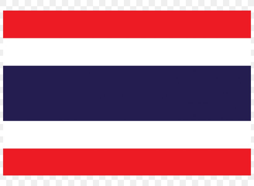 Flag Of Thailand National Flag, PNG, 800x600px, Flag Of Thailand, Area, Blue, Brand, Flag Download Free
