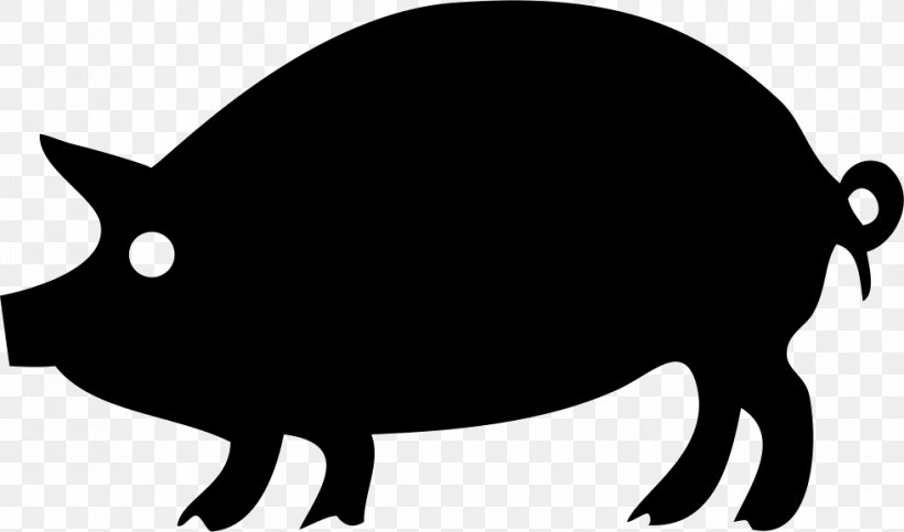 Guinea Pig, PNG, 980x578px, Pig, Artwork, Black, Black And White, Carnivoran Download Free