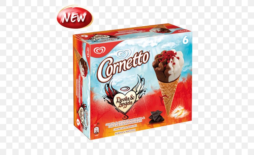 Ice Cream Cones Cornetto Flavor, PNG, 500x500px, Ice Cream, Cone, Cornetto, Dairy Product, Flavor Download Free