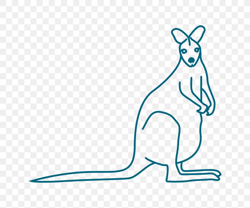 Kangaroo Mouse Macropodidae Domestic Rabbit Clip Art, PNG, 800x683px, Kangaroo, Animal Figure, Area, Artwork, Black And White Download Free