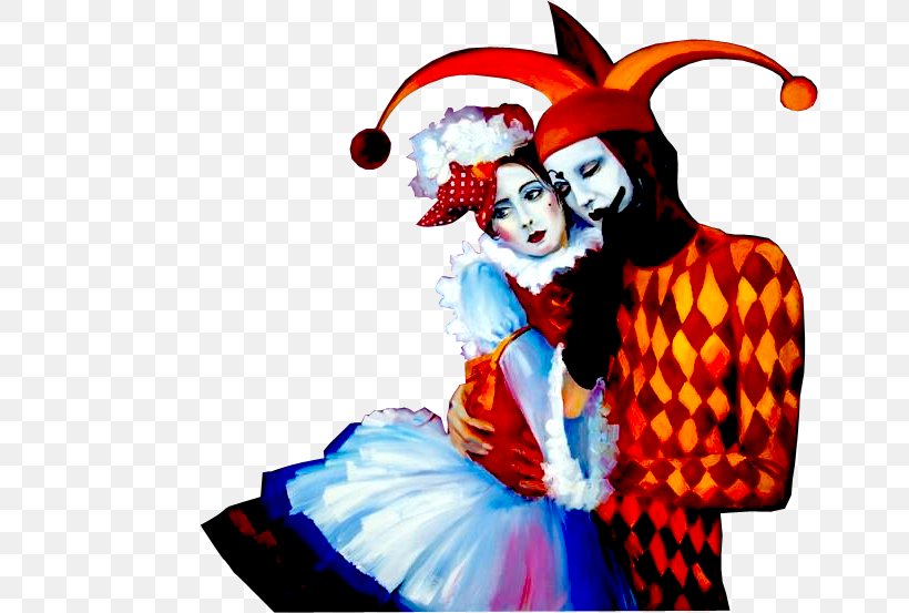 Clown Joker Pierrot Harlequin Mask, PNG, 750x553px, Clown, Art, Carnival, Character, Circus Download Free