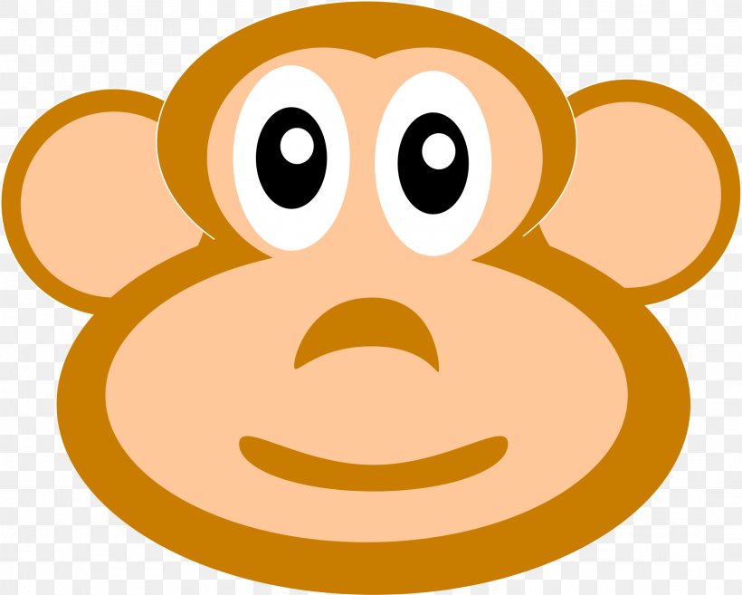 Monkey Icon Design Clip Art, PNG, 2174x1743px, Monkey, Animal, Area, Cartoon, Facial Expression Download Free