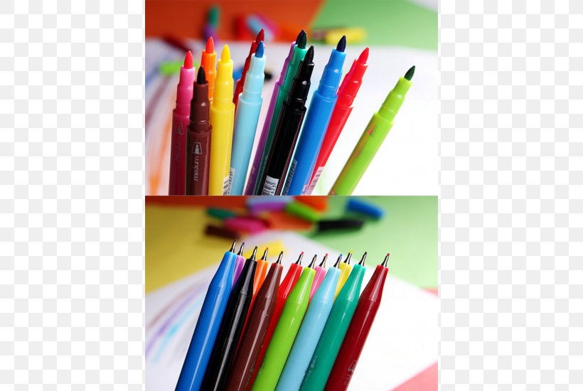 Pens Pencil Marker Pen Crayon Permanent Marker, PNG, 550x550px, Pens, Color, Crayon, Marker Pen, Material Download Free