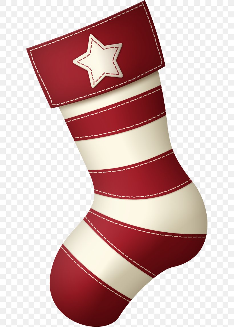 Santa Claus Clip Art Christmas Day Sock, PNG, 637x1147px, Santa Claus, Boot, Carmine, Christmas Day, Christmas Decoration Download Free