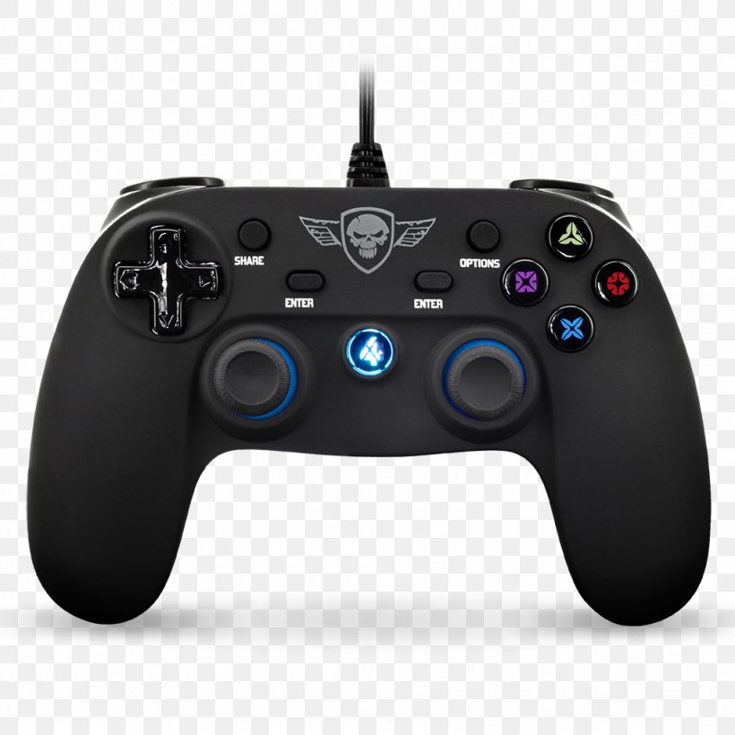 PlayStation 4 Black Joystick Game Controllers, PNG, 1024x1024px, Playstation, All Xbox Accessory, Black, Computer Component, Dpad Download Free