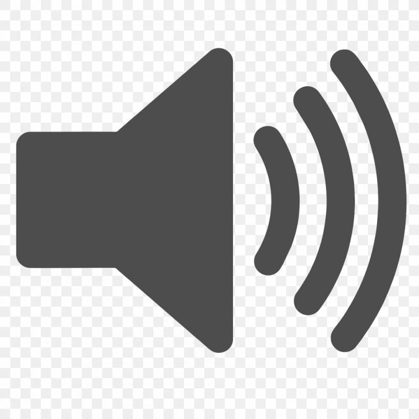 Loudspeaker, PNG, 1000x1000px, Loudspeaker, Black, Black And White, Brand, Hand Download Free