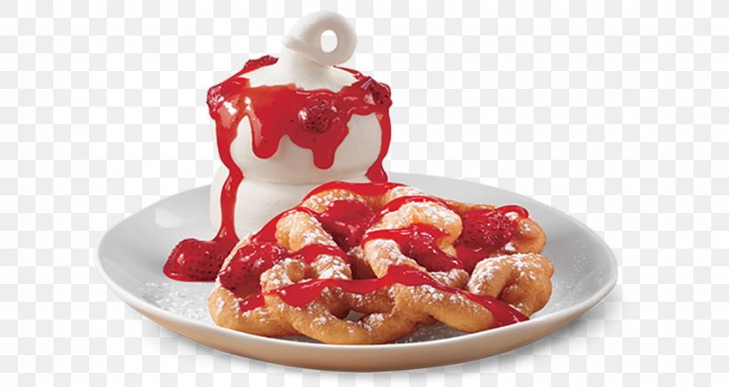 Funnel Cake DQ Grill & Chill Restaurant Dairy Queen Fudge Milkshake, PNG, 940x500px, Funnel Cake, Belgian Waffle, Breakfast, Cake, Caramel Download Free