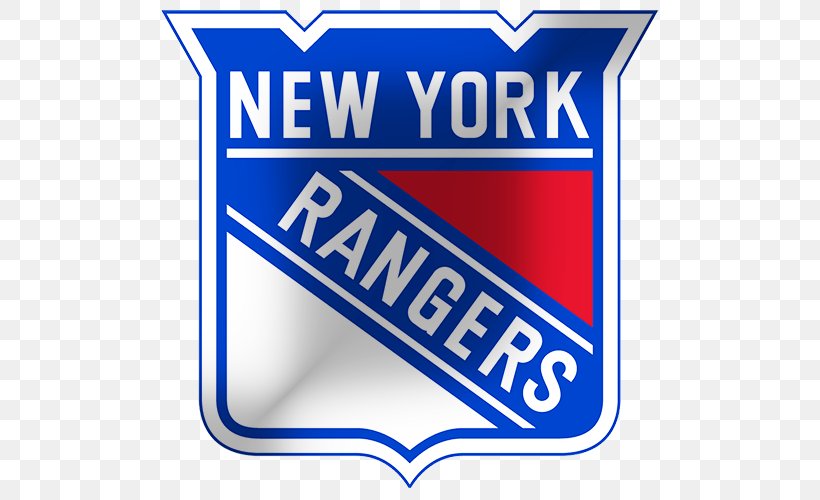 The New York Rangers National Hockey League New York Islanders Madison Square Garden, PNG, 500x500px, New York Rangers, Anaheim Ducks, Area, Blue, Boston Bruins Download Free
