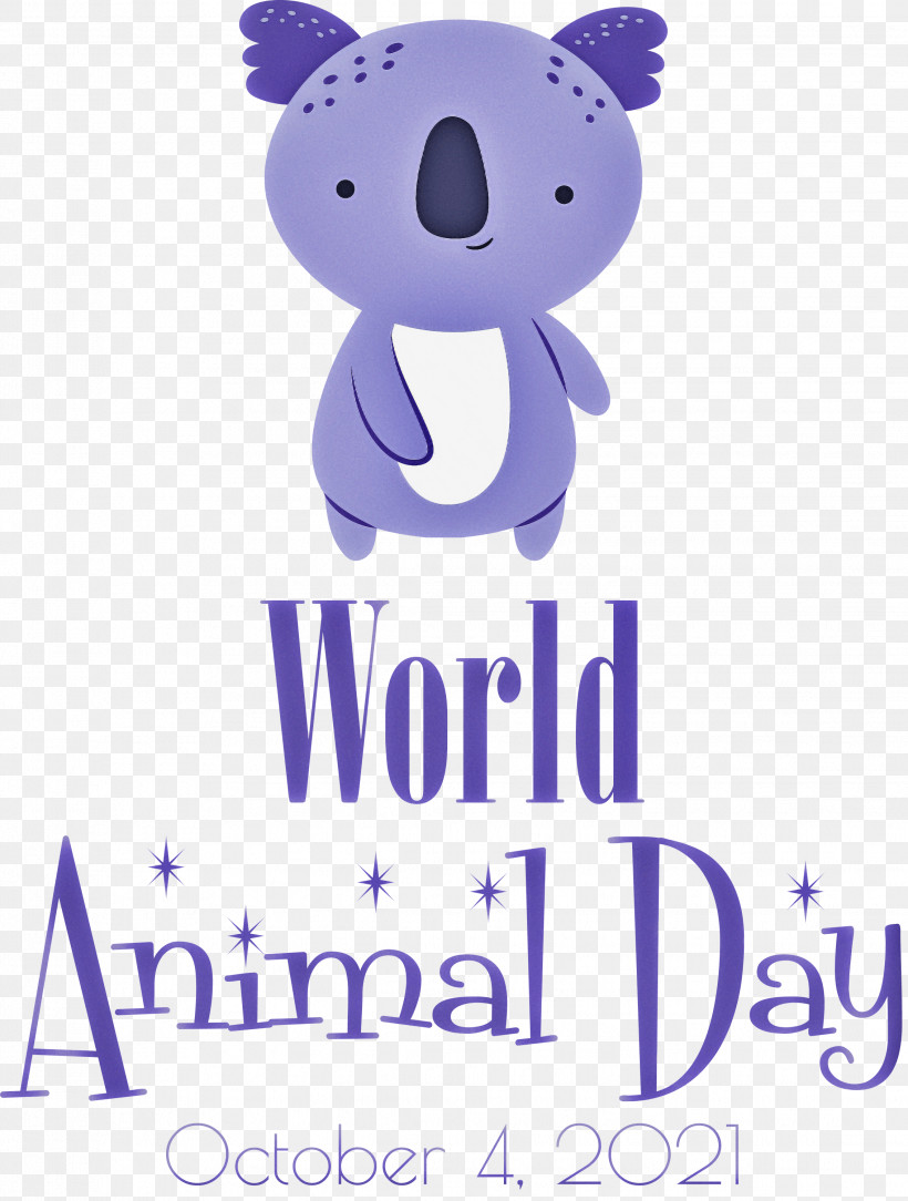 World Animal Day Animal Day, PNG, 2269x3000px, World Animal Day, Animal Day, Biology, Blue, Lavender Download Free
