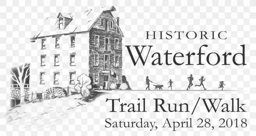 Potomac River Leesburg Waterford Foundation Running National Historic Landmark, PNG, 1648x877px, 5k Run, Potomac River, Area, Black And White, Brand Download Free