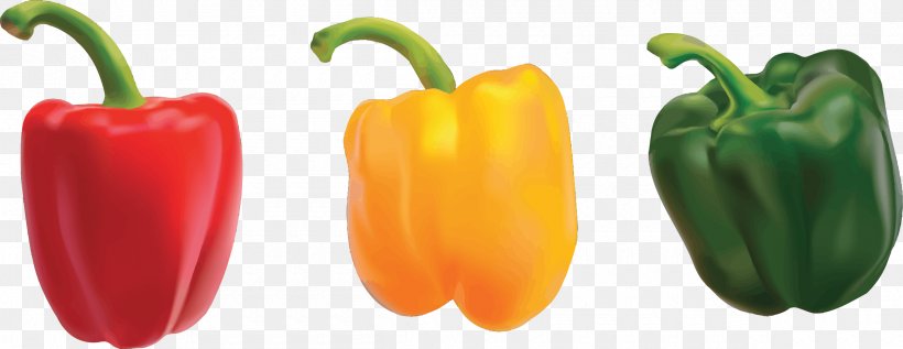 Bell Pepper Chili Pepper Black Pepper Clip Art, PNG, 2400x930px, Bell Pepper, Bell Peppers And Chili Peppers, Black Pepper, Capsicum, Capsicum Annuum Download Free