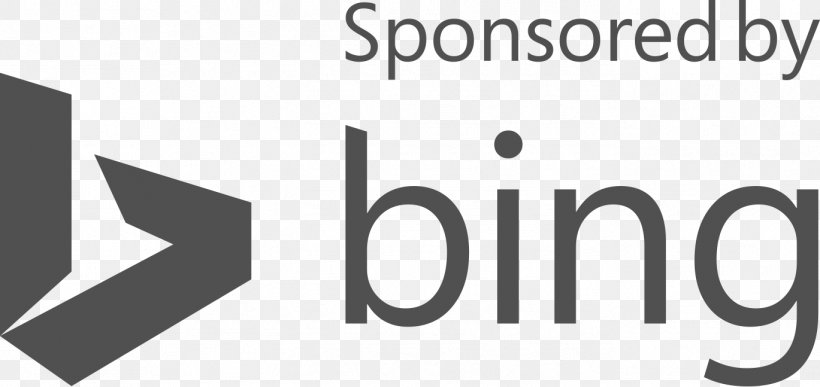 Bing Ads Logo Bing News, PNG, 1369x647px, Bing, Bing Ads, Bing News, Black And White, Brand Download Free