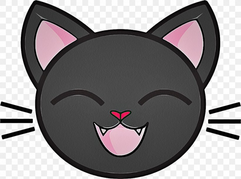 Cartoon Cat Face Whiskers Pink, PNG, 960x714px, Cartoon, Cat, Face, Facial Expression, Head Download Free