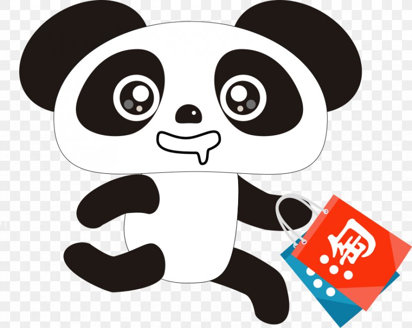 Giant Panda Saliva Cartoon Clip Art, PNG, 884x704px, Giant Panda, Cartoon, Cuteness, Drooling, Facial Expression Download Free