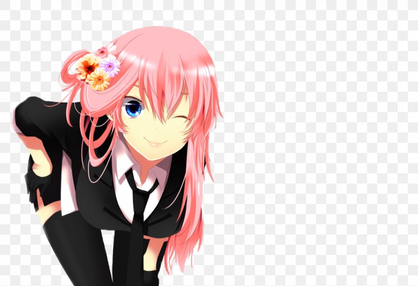 Megurine Luka Vocaloid 4 Hatsune Miku, PNG, 877x600px, Watercolor, Cartoon, Flower, Frame, Heart Download Free